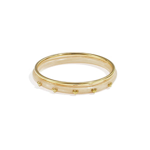 Bangle set with heart detail