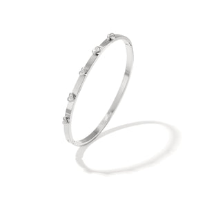 Bangle with heart details