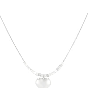 trendy heart necklace