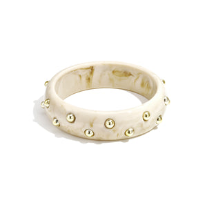 Resin Bangles Solid Color Casual Daily Simple Series Women's jewelry