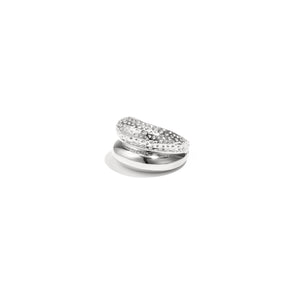 Double ring with structure