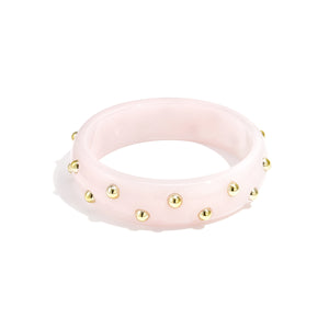 Resin Bangles Solid Color Casual Daily Simple Series Women's jewelry