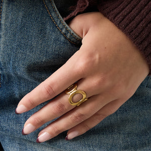 Open circle ring