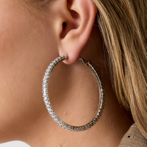 Copper Hoop Earrings Geometric Elegant Christmas Luxurious Series Women's jewelry